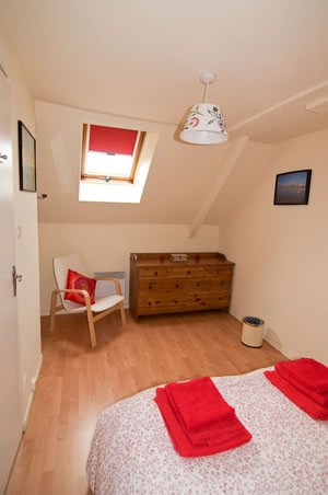 One of two super comfortable twin beds in gite Lily, Normandy, France